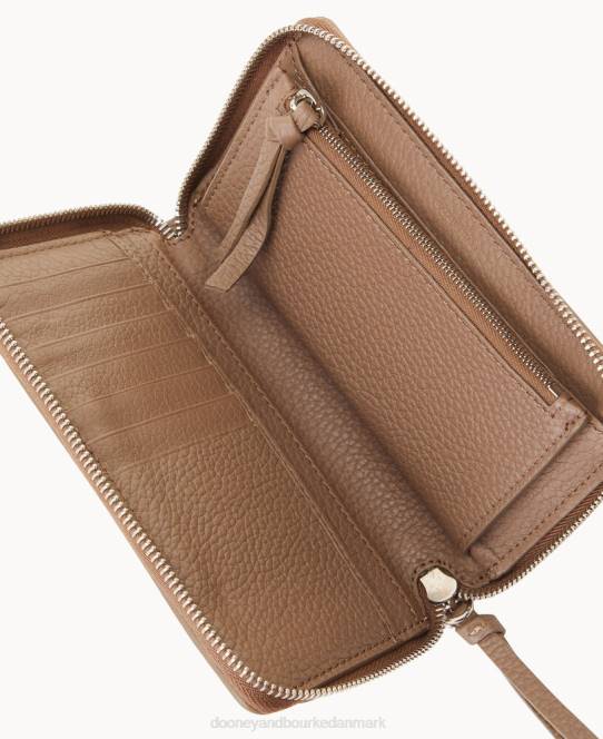 Dooney & Bourke henrys lynlås rundt om armbåndet JV0J4490 tilbehør taupe