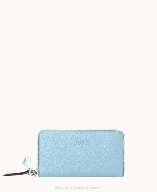 Dooney & Bourke henrys medium lynlås rundt om armbånd JV0J4476 tilbehør turkis