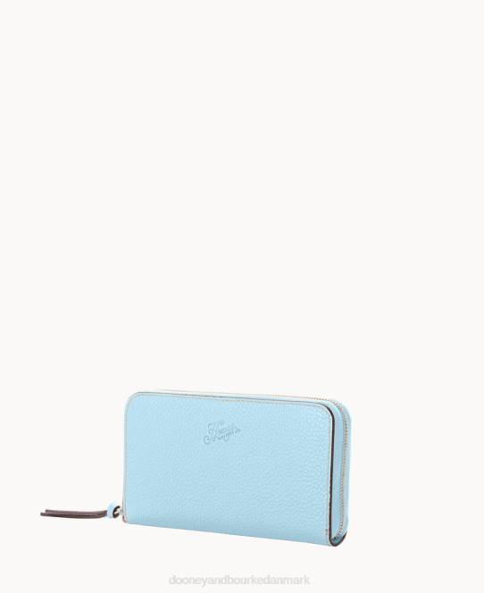 Dooney & Bourke henrys medium lynlås rundt om armbånd JV0J4476 tilbehør turkis