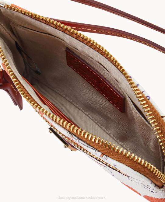 Dooney & Bourke kollegial lynlås rundt om armbånd JV0J4628 tilbehør Clemson