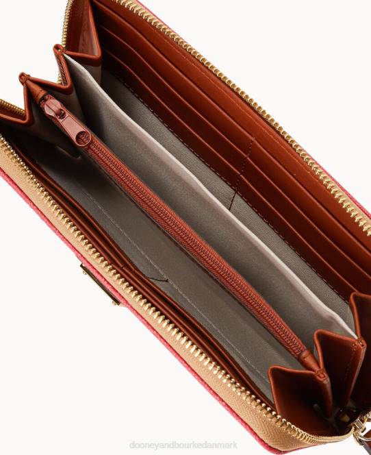 Dooney & Bourke kollegial stor lynlås rundt om armbånd JV0J4777 tilbehør ohio stat