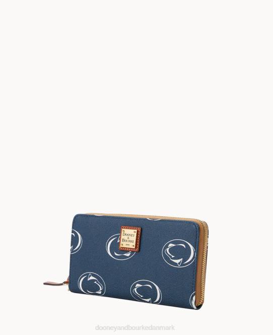 Dooney & Bourke kollegial stor lynlås rundt om armbånd JV0J4787 tilbehør penn stat