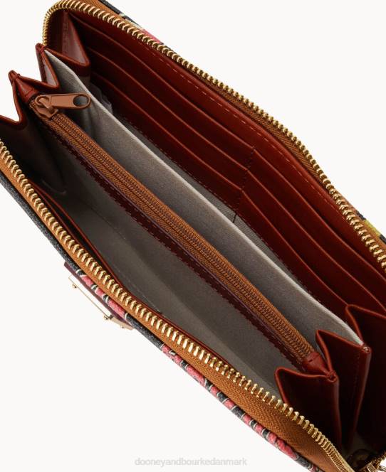 Dooney & Bourke mlb stor lynlås omkring armbånd JV0J4250 tilbehør diamantryg