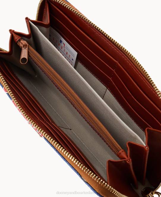 Dooney & Bourke mlb stor lynlås omkring armbånd JV0J4258 tilbehør modige