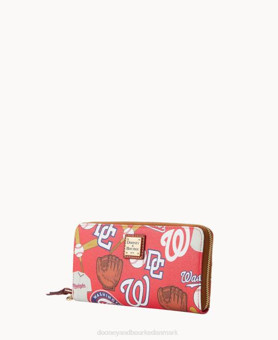 Dooney & Bourke mlb stor lynlås omkring armbånd JV0J4299 tilbehør statsborgere