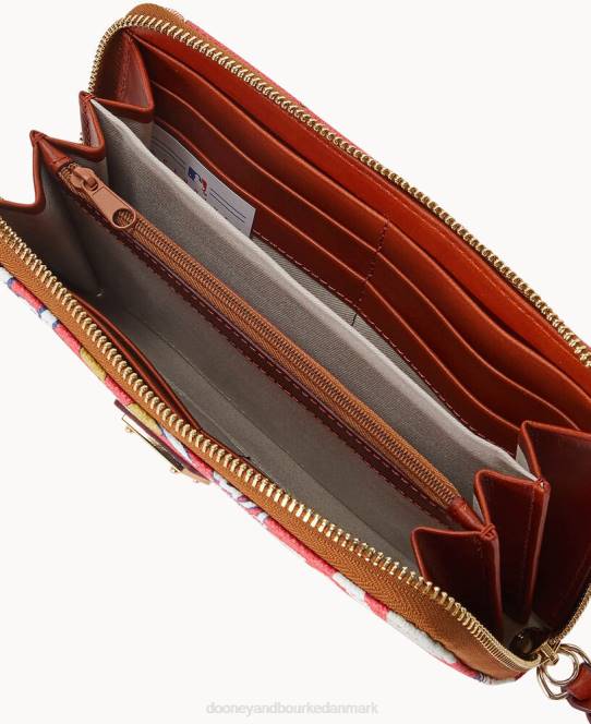 Dooney & Bourke mlb stor lynlås omkring armbånd JV0J4299 tilbehør statsborgere