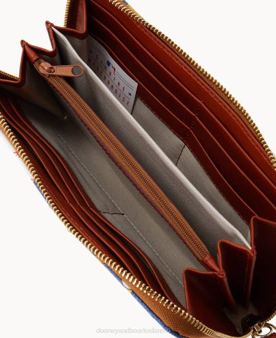 Dooney & Bourke mlb stor lynlås omkring armbånd JV0J4302 tilbehør stråler