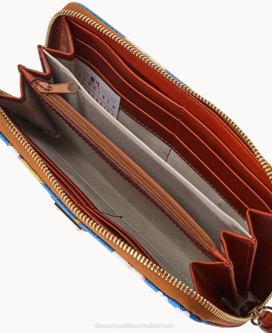 Dooney & Bourke mlb stor lynlås omkring armbånd JV0J4331 tilbehør mets