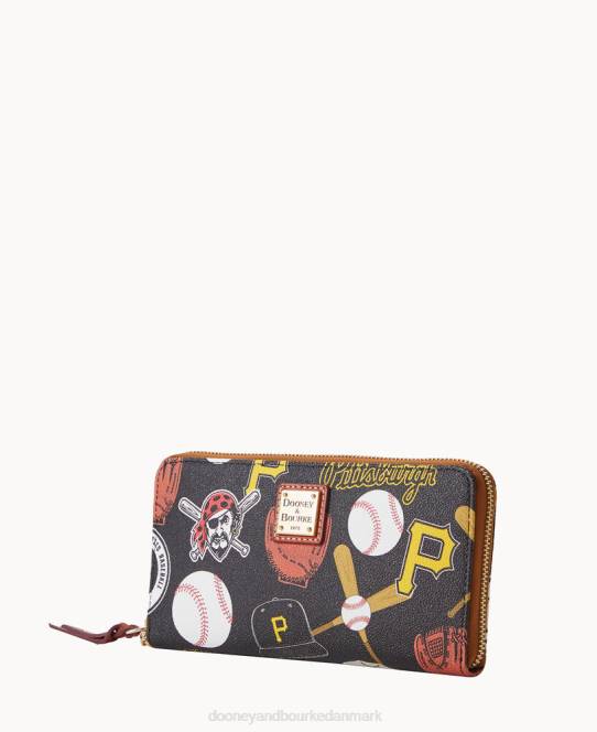 Dooney & Bourke mlb stor lynlås omkring armbånd JV0J4337 tilbehør pirater