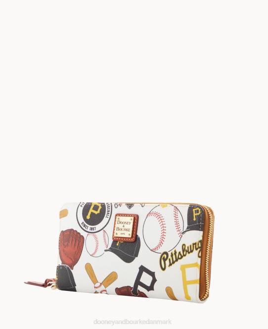 Dooney & Bourke mlb stor lynlås omkring armbånd JV0J4338 tilbehør pirater