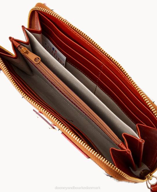 Dooney & Bourke mlb stor lynlås omkring armbånd JV0J4346 tilbehør engle