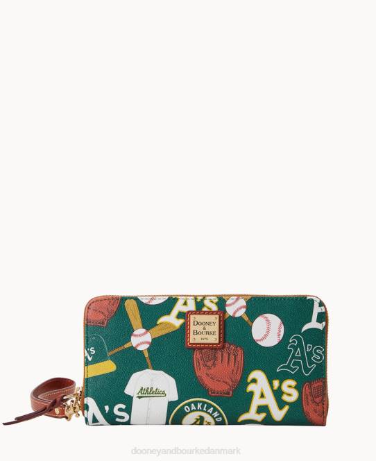 Dooney & Bourke mlb stor lynlås omkring armbånd JV0J4392 tilbehør atletik