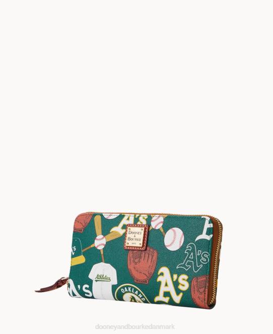 Dooney & Bourke mlb stor lynlås omkring armbånd JV0J4392 tilbehør atletik