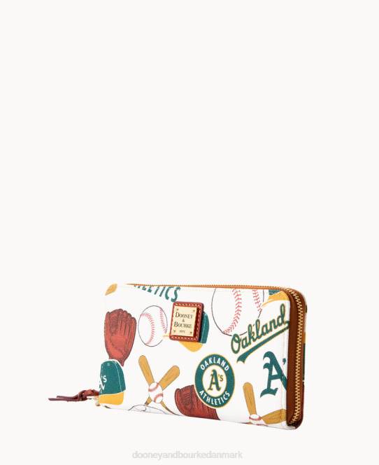 Dooney & Bourke mlb stor lynlås omkring armbånd JV0J4393 tilbehør atletik
