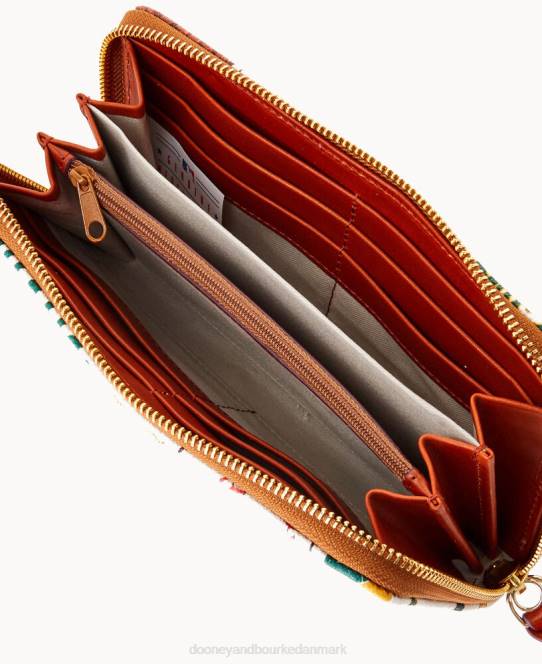 Dooney & Bourke mlb stor lynlås omkring armbånd JV0J4393 tilbehør atletik