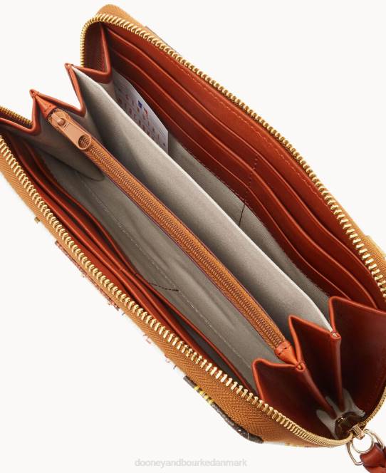 Dooney & Bourke mlb stor lynlås omkring armbånd JV0J4485 tilbehør padres