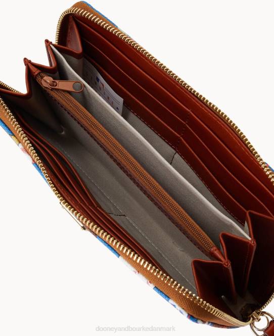 Dooney & Bourke mlb stor lynlås omkring armbånd JV0J4509 tilbehør rangers