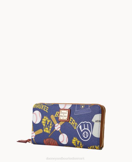 Dooney & Bourke mlb stor lynlås omkring armbånd JV0J4614 tilbehør bryggere