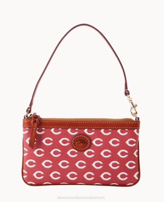 Dooney & Bourke mlb stort slankt armbånd JV0J4799 tilbehør røde
