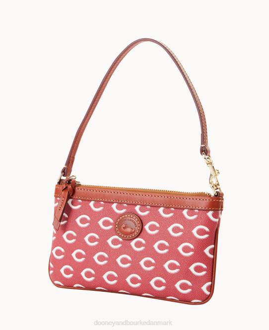 Dooney & Bourke mlb stort slankt armbånd JV0J4799 tilbehør røde