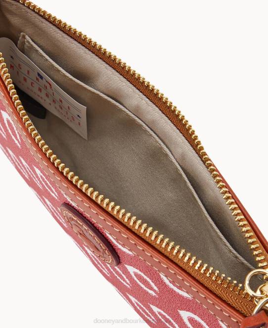 Dooney & Bourke mlb stort slankt armbånd JV0J4799 tilbehør røde