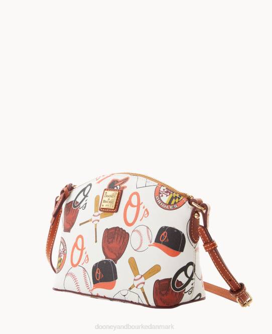 Dooney & Bourke mlb suki crossbody med armbånd JV0J1686 tilbehør orioler