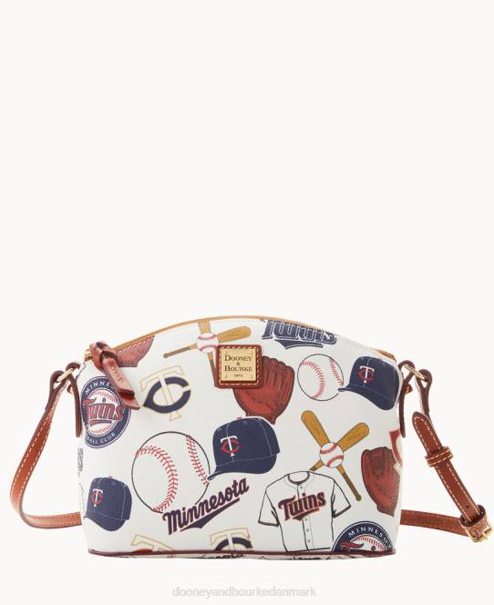 Dooney & Bourke mlb suki crossbody med armbånd JV0J1897 tilbehør tvillinger