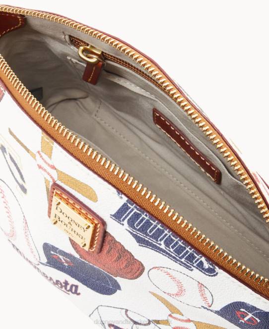 Dooney & Bourke mlb suki crossbody med armbånd JV0J1897 tilbehør tvillinger