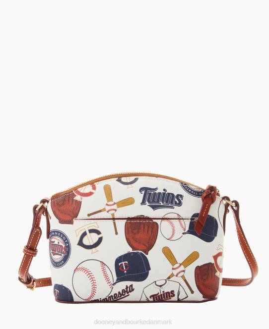 Dooney & Bourke mlb suki crossbody med armbånd JV0J1897 tilbehør tvillinger
