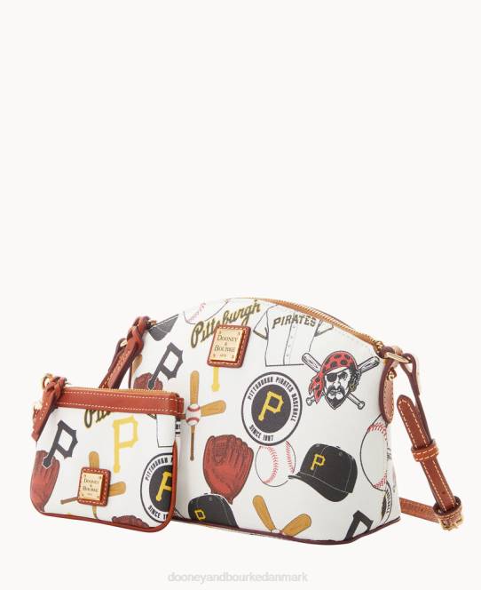 Dooney & Bourke mlb suki crossbody med armbånd JV0J1902 tilbehør pirater