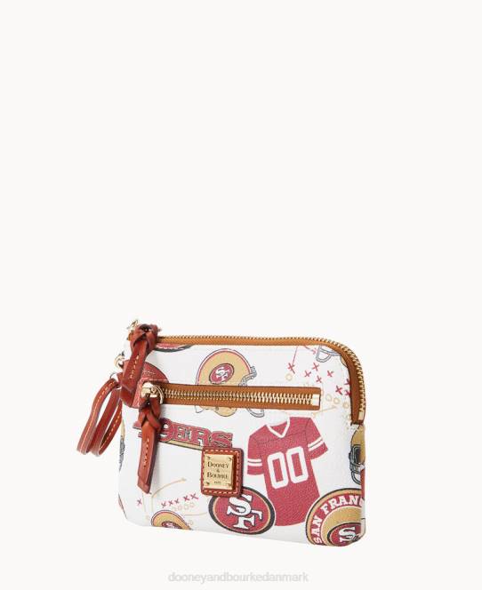 Dooney & Bourke nfl 49ers armbånd med lynlås JV0J4547 tilbehør 49ers