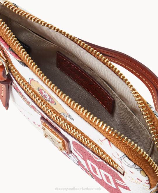 Dooney & Bourke nfl 49ers armbånd med lynlås JV0J4547 tilbehør 49ers
