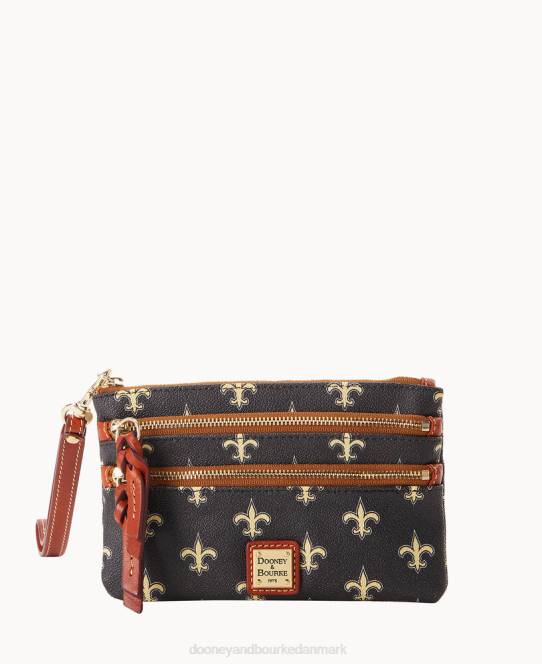 Dooney & Bourke nfl armbånd med tredobbelt lynlås JV0J4773 tilbehør helgener