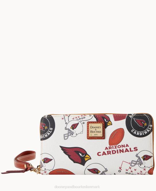 Dooney & Bourke nfl az stor lynlås rundt om armbånd JV0J4593 tilbehør kardinaler