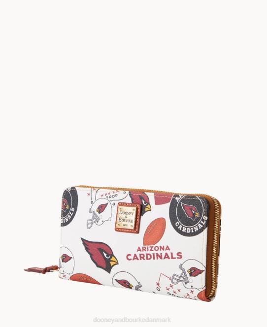 Dooney & Bourke nfl az stor lynlås rundt om armbånd JV0J4593 tilbehør kardinaler
