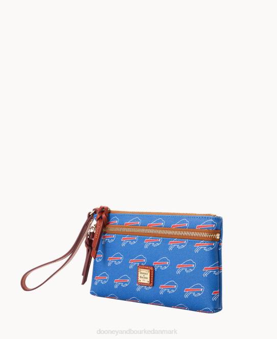 Dooney & Bourke nfl bills armbånd med dobbelt lynlås JV0J4633 tilbehør bøffelsedler