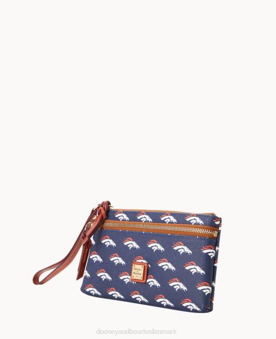 Dooney & Bourke nfl broncos armbånd med dobbelt lynlås JV0J4575 tilbehør denver broncos