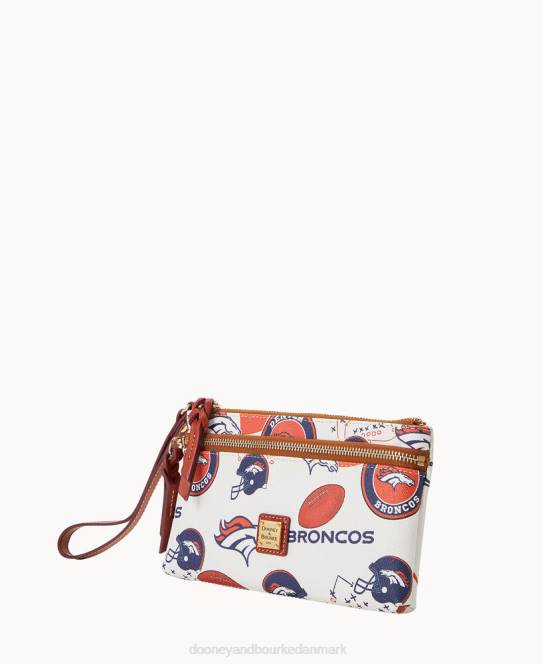 Dooney & Bourke nfl broncos armbånd med dobbelt lynlås JV0J4592 tilbehør denver broncos