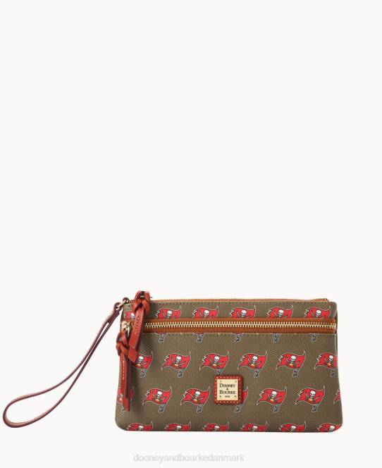 Dooney & Bourke nfl buccaneers armbånd med dobbelt lynlås JV0J4586 tilbehør tampa bay buccaneers