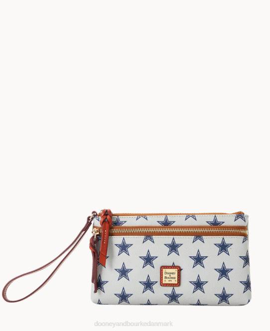 Dooney & Bourke nfl cowboys armbånd med dobbelt lynlås JV0J4640 tilbehør dallas cowboys