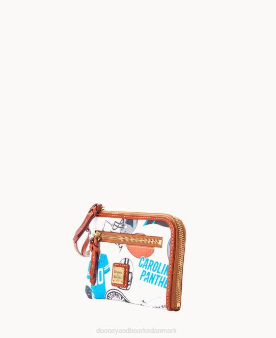 Dooney & Bourke nfl multifunktions lynlås rundt JV0J4280 tilbehør pantere