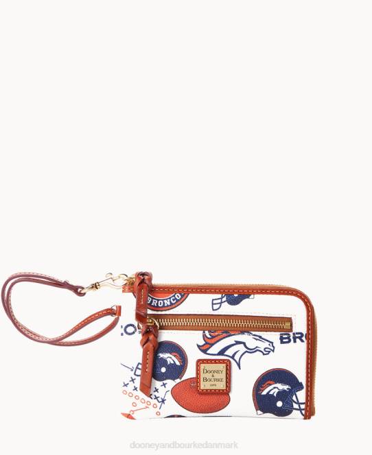 Dooney & Bourke nfl multifunktions lynlås rundt JV0J4371 tilbehør broncos