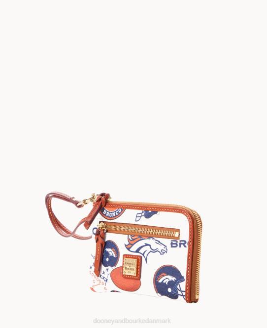 Dooney & Bourke nfl multifunktions lynlås rundt JV0J4371 tilbehør broncos