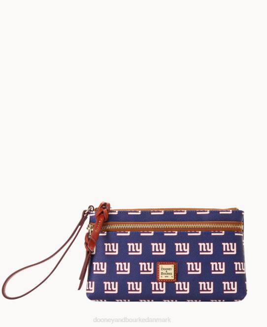 Dooney & Bourke nfl ny giants armbånd med dobbelt lynlås JV0J4608 tilbehør new york giganter