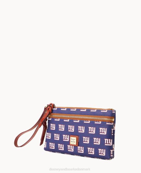 Dooney & Bourke nfl ny giants armbånd med dobbelt lynlås JV0J4608 tilbehør new york giganter