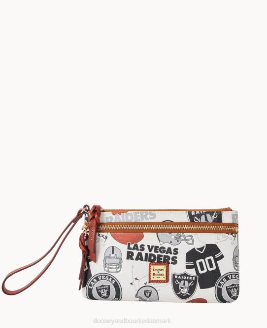 Dooney & Bourke nfl raiders armbånd med dobbelt lynlås JV0J4638 tilbehør las vegas raiders