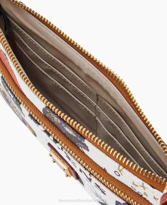 Dooney & Bourke nfl ravens armbånd med dobbelt lynlås JV0J4591 tilbehør baltimore ravne