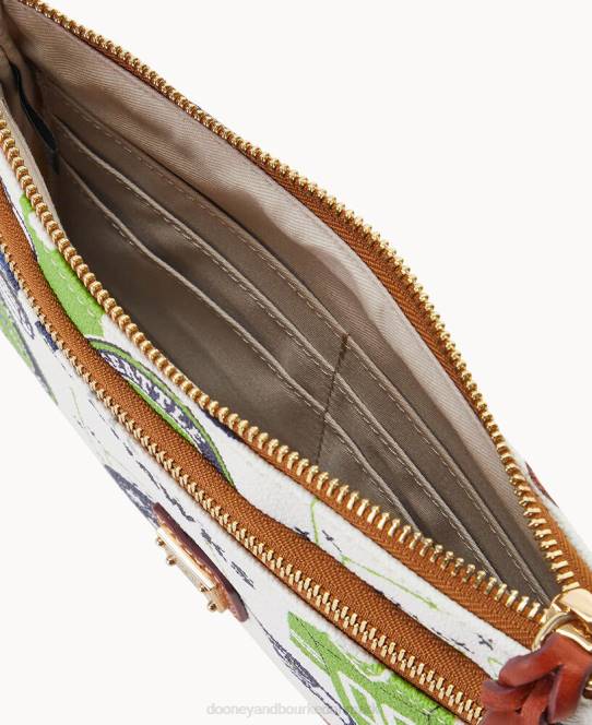 Dooney & Bourke nfl seahawks armbånd med dobbelt lynlås JV0J4570 tilbehør seattle seahawks