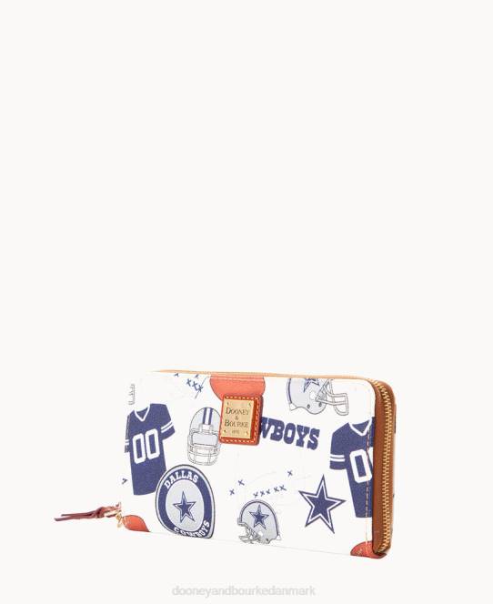 Dooney & Bourke nfl stor lynlås rundt om armbånd JV0J4252 tilbehør cowboys