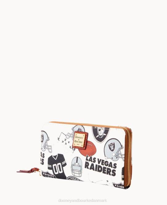 Dooney & Bourke nfl stor lynlås rundt om armbånd JV0J4357 tilbehør raiders